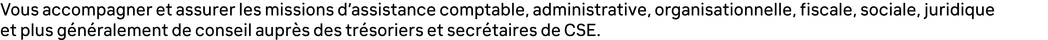 Vous accompagner et assurer les missions d’assistance comptable, administrative, organisationnelle, fiscale, sociale,...